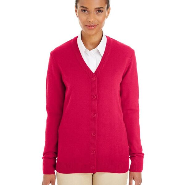 Women's Pilbloc V-Neck Button Cardigan Sweater Thumbnail