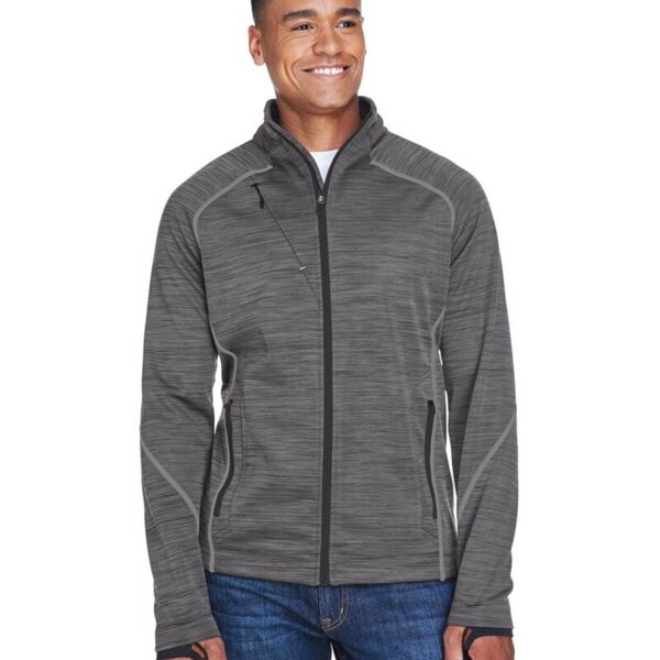 Men's Flux Mélange Bonded Fleece Jacket Thumbnail